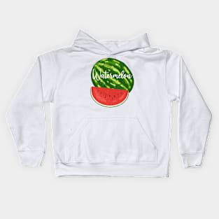 Watermelon summer vibes Kids Hoodie